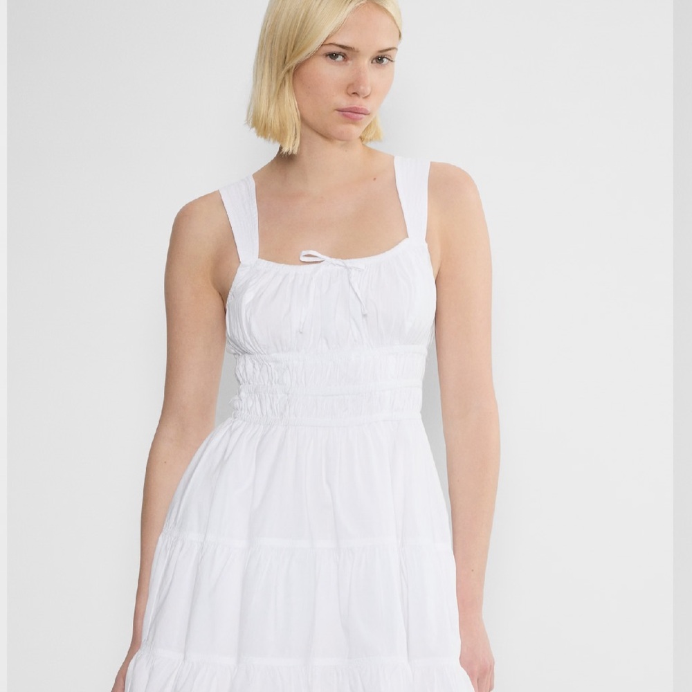 Aritzia Sunday Best Ivory White Martine Dress